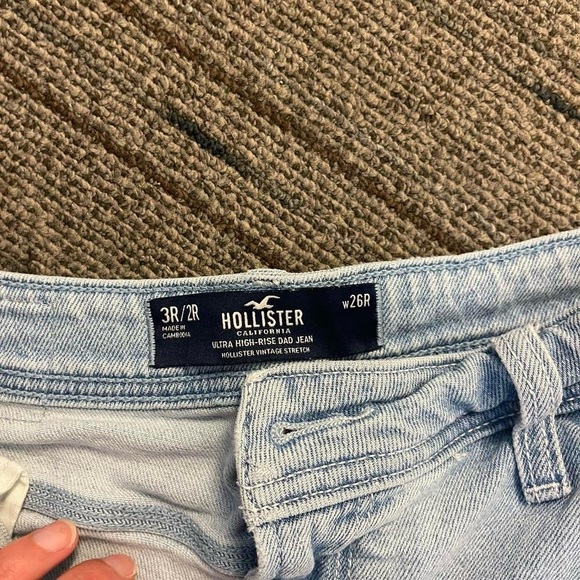 Hollister Blue Straight Leg Jeans - Picture 2 of 3